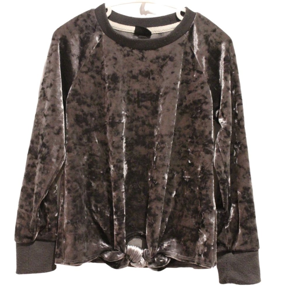 2/$20 🏷 ArtClass Crushed Velvet Pullover Size 4/5